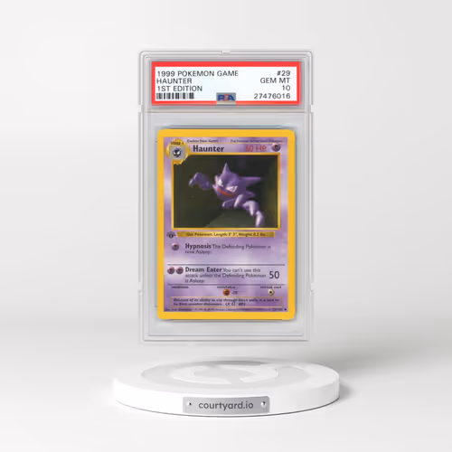 1999 Pokémon Game #29 Haunter - 1st Edition (PSA 10 GEM MINT)