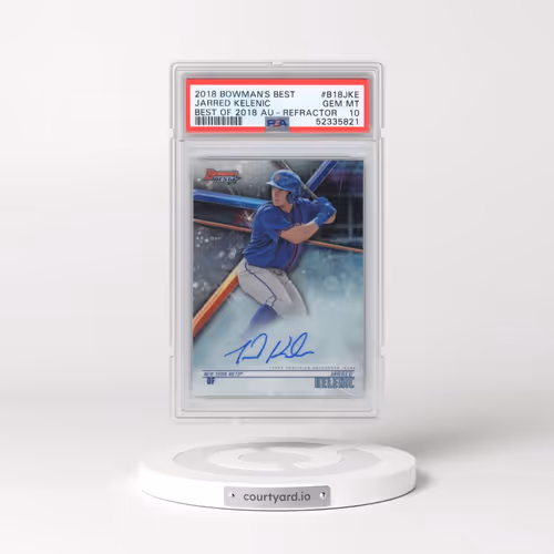2018 Bowman's Best Best of 2018 Autographs #B18JKE Jarred Kelenic - Refractor (PSA 10 GEM MINT)