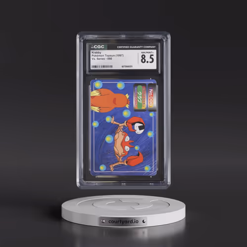1997 (Two Pokémon) Vs. Series #098 Krabby (CGC 8.5 NM-MT+)