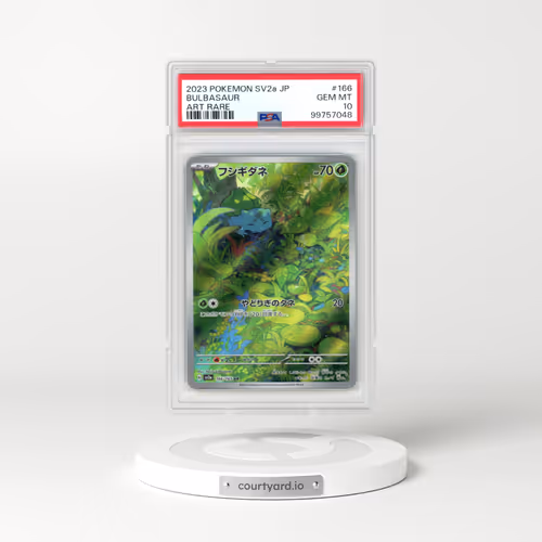 2023 Pokémon Sv2a-Pokemon 151 #166 Bulbasaur - Art Rare (PSA 10 GEM MINT)