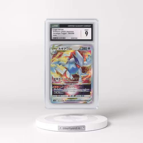 2022 Paradigm Trigger #080/098 Lugia VSTAR - Holo (CGC 9 MINT)