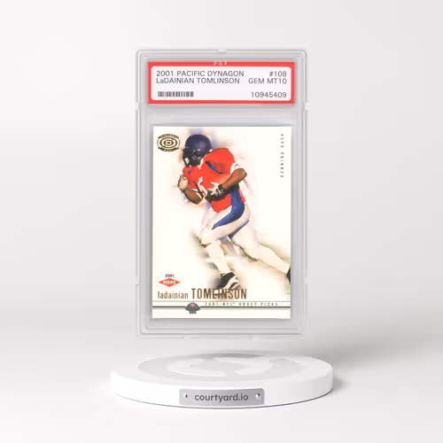 2001 Pacific Dynagon #108 LaDainian Tomlinson (PSA 10 GEM MINT)