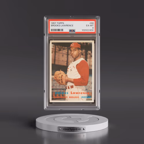 1957 Topps #66 Brooks Lawrence (PSA 6 EX-MT)