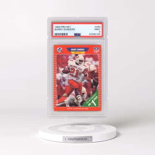 1989 Pro Set #494 Barry Sanders (PSA 9 MINT)