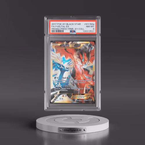 2017 Pokémon XY Black Star Promo #XY150a Yveltal EX - Holo Full Art Premium Trainer XY Collection (P