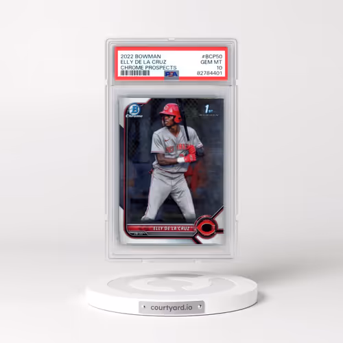 2022 Bowman Chrome Prospects #BCP50 Elly de La Cruz (PSA 10 GEM MINT)