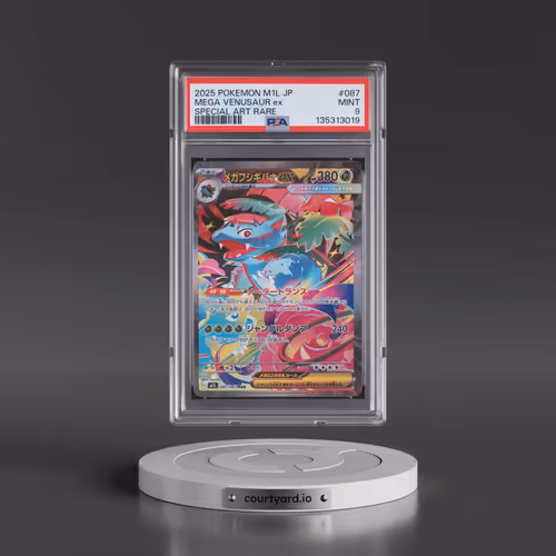 2025 Pokémon M1l-Mega Brave #087 Mega Venusaur EX - Holo Special Art Rare (PSA 9 MINT)