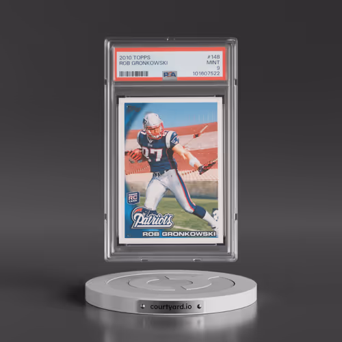 2010 Topps #148 Rob Gronkowski - Cutting to His Right (PSA 9 MINT)