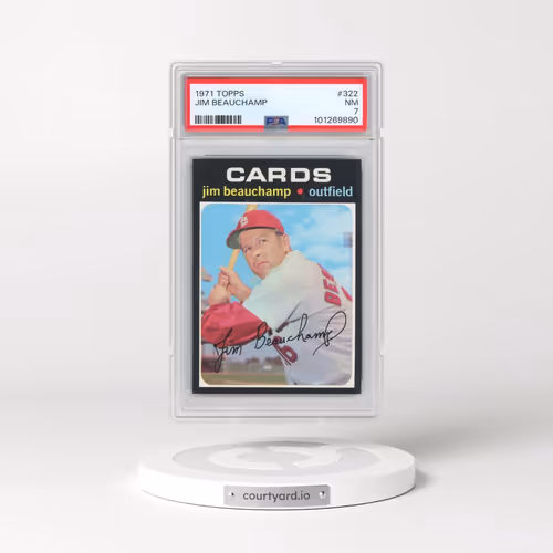 1971 Topps #322 Jim Beauchamp (PSA 7 NM)