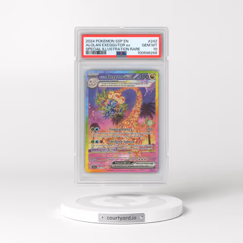 2024 Pokémon Ssp EN-Surging Sparks #242 Alolan Exeggutor EX - Holo Special Illustration Rare (PSA 10 GEM MINT)