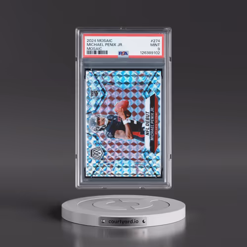 2024 Panini Mosaic #274 Michael Penix Jr. - Mosaic (PSA 9 MINT)