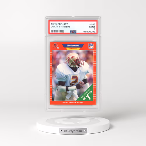 1989 Pro Set #486 Deion Sanders (PSA 9 MINT)