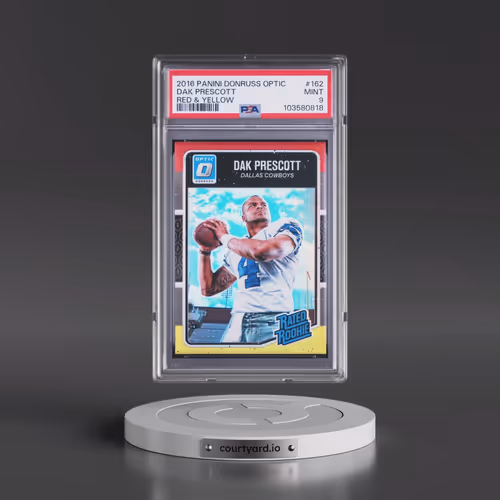 2016 Panini Donruss Optic #162 Dak Prescott - Red & Yellow (PSA 9 MINT)