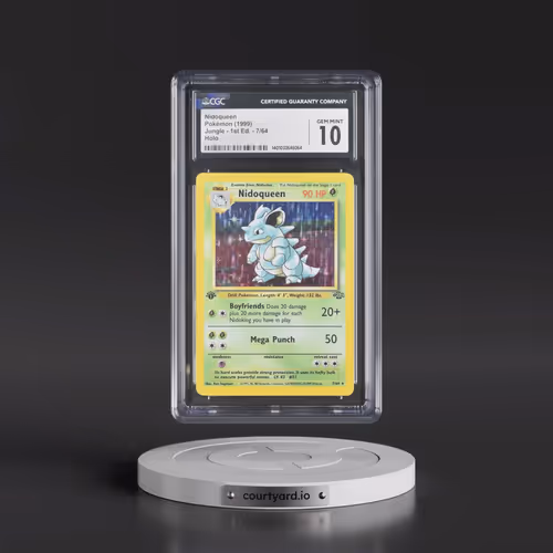 1999 Jungle #7/64 Nidoqueen - 1st Edition Holo (CGC 10 GEM MINT)