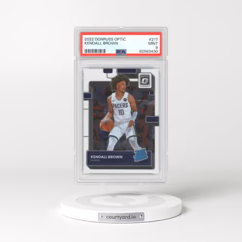 2022 Panini Donruss Optic #217 Kendall Brown (PSA 9 MINT)