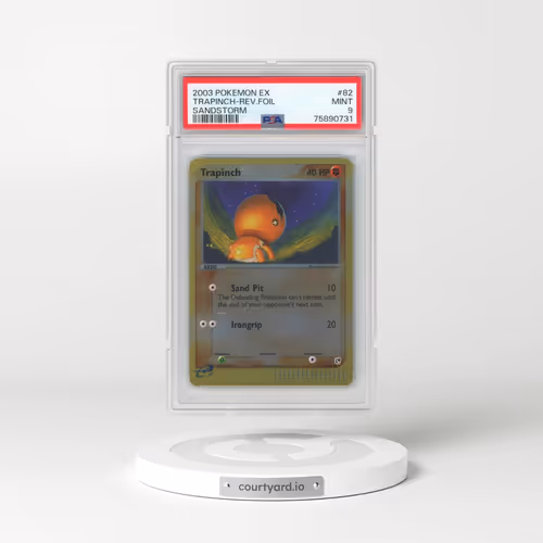2003 Pokémon EX Sandstorm #82 Trapinch - Reverse Foil (PSA 9 MINT)