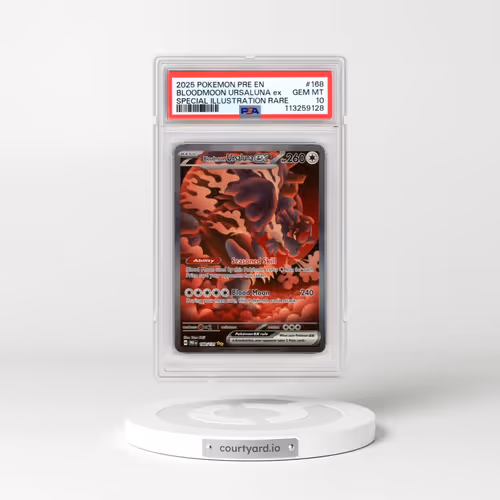 2025 Pokémon Pre EN-Prismatic Evolutions #168 Bloodmoon Ursaluna EX - Holo Special Illustration Rare