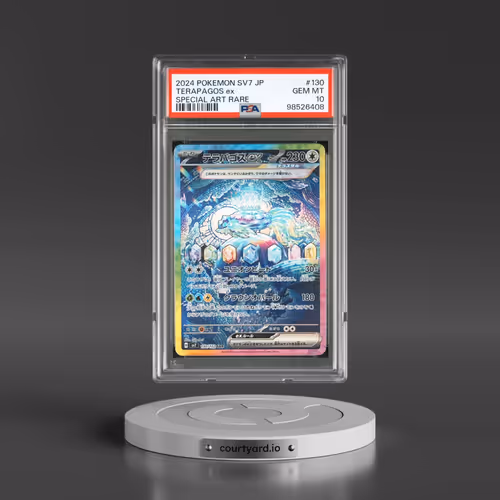 2024 Pokémon SV7-Stellar Miracle #130 Terapagos EX - Holo Special Art Rare (PSA 10 GEM MINT)