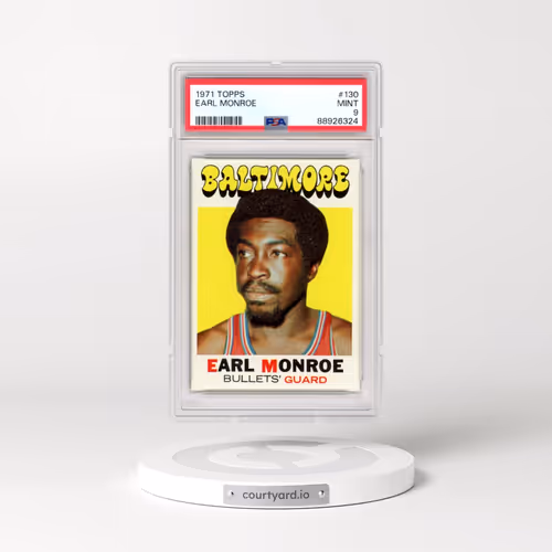 1971 Topps #130 Earl Monroe (PSA 9 MINT)