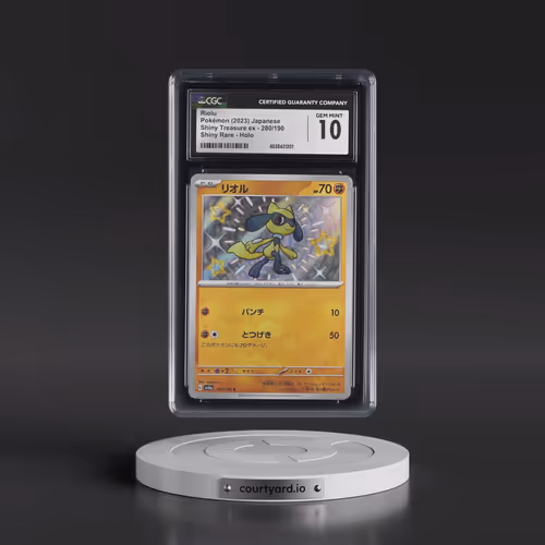 2023 Shiny Treasure ex #280/190 Riolu - Shiny Rare Holo (CGC 10 GEM MINT)