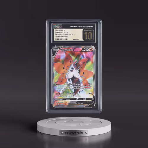 2021 Evolving Skies #170/203 Volcarona V - Ultra Rare Holo (CGC 10 PRISTINE)