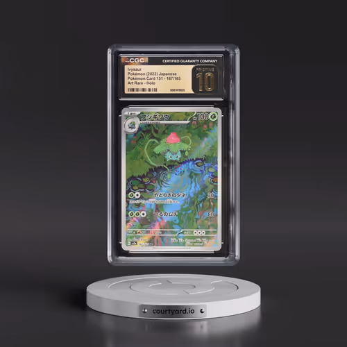 2023 Pokémon Card 151 #167/165 Ivysaur - Art Rare Holo (CGC 10 PRISTINE)