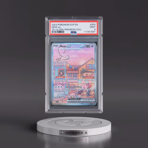 2023 Pokémon Svp EN-SV Black Star Promo #053 Mew EX - Holo 151 Ultra-Premium Collection (PSA 9 MINT)