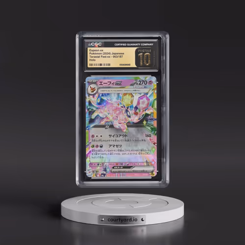 2024 Pokémon Sv8a-Terastal Fest EX #063 Espeon EX - Holo (CGC 10 PRISTINE)