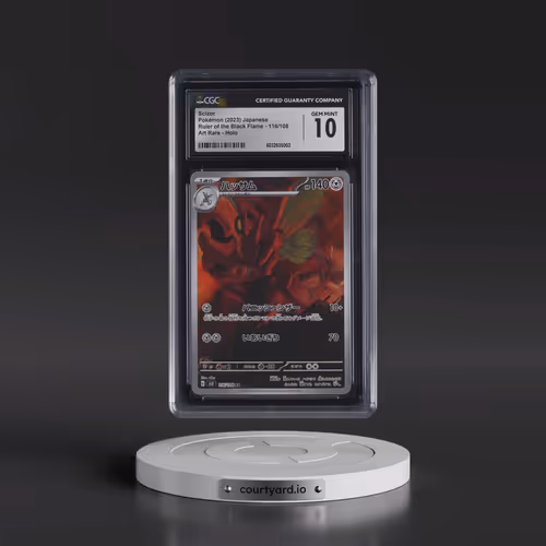 2023 Ruler of the Black Flame #116/108 Scizor - Art Rare Holo (CGC 10 GEM MINT)