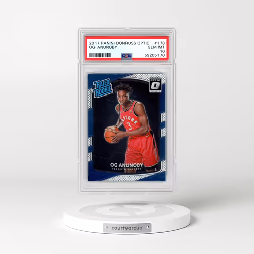 2017 Panini Donruss Optic #178 OG Anunoby (PSA 10 GEM MINT)