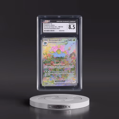 2023 Scarlet & Violet 151 - MEW EN #198/165 Venusaur ex - Special Illustration Rare (Holo) (CGC 8.5
