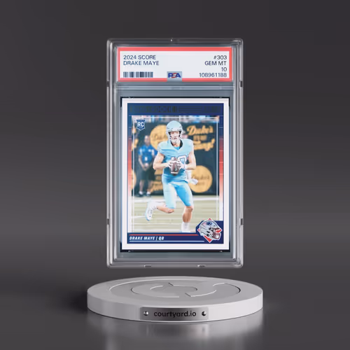 2024 Panini Score #303 Drake Maye (PSA 10 GEM MINT)