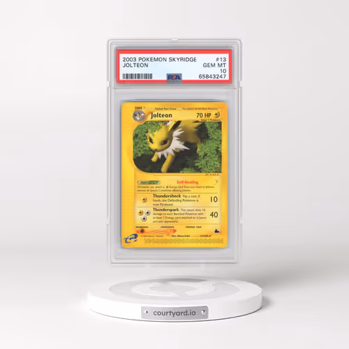 2003 Pokémon Skyridge #13 Jolteon (PSA 10 GEM MINT)