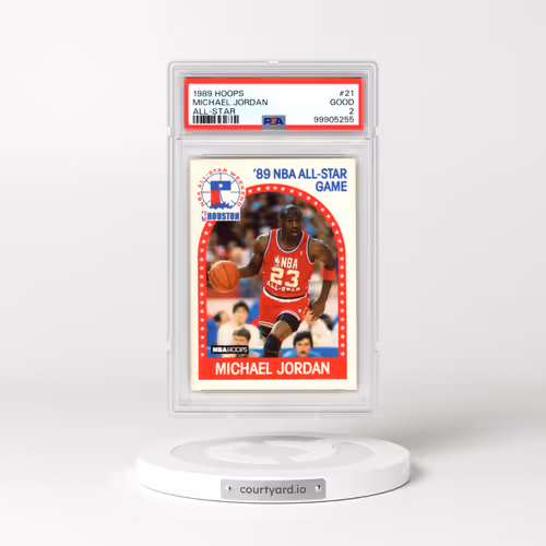 1989 Hoops #21 Michael Jordan - All-Star (PSA 2 GOOD)