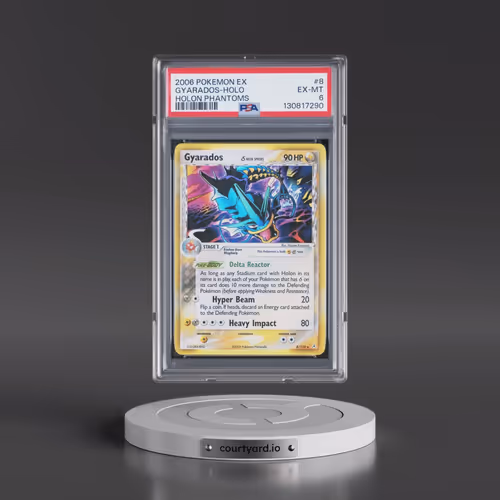 2006 Pokémon EX Holon Phantoms #8 Gyarados - Holo (PSA 6 EX-MT)