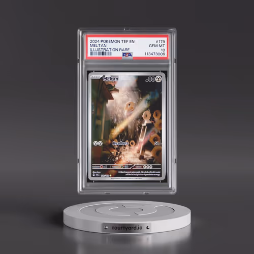 2024 Pokémon Tef EN-Temporal Forces #179 Meltan - Illustration Rare (PSA 10 GEM MINT)