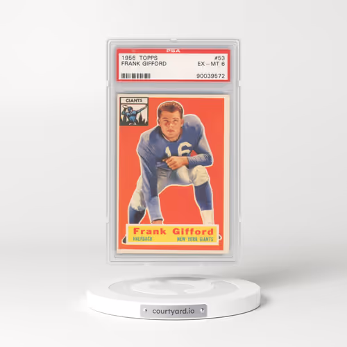 1956 Topps #53 Frank Gifford (PSA 6 EX-MT)