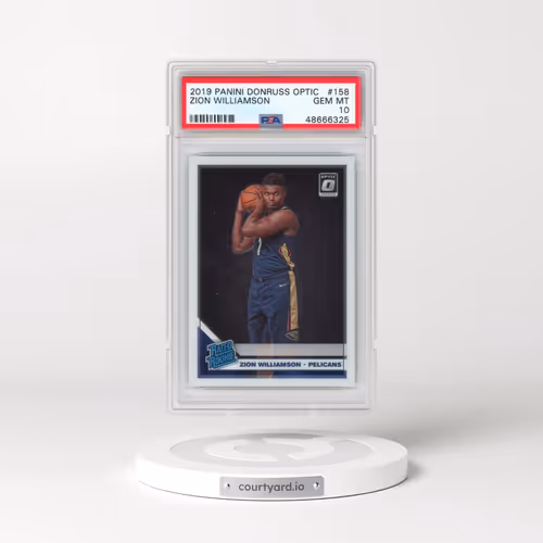 2019 Panini Donruss Optic #158 Zion Williamson (PSA 10 GEM MINT)