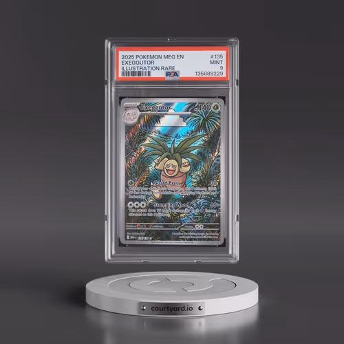 2025 Pokémon Meg EN-Mega Evolution #135 Exeggutor - Illustration Rare (PSA 9 MINT)