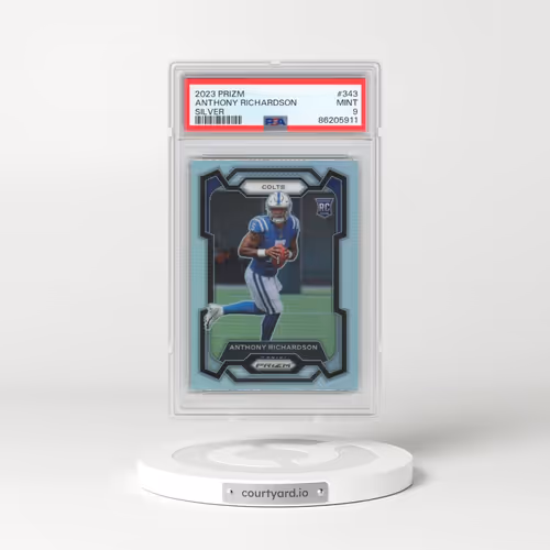 2023 Panini Prizm #343 Anthony Richardson - Silver Prizm (PSA 9 MINT)
