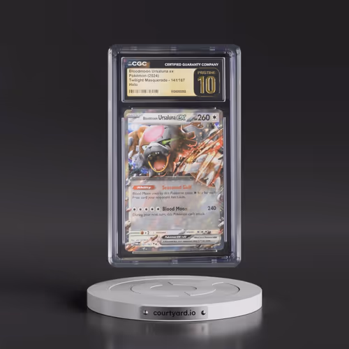 2024 Pokémon Twm EN-Twilight Masquerade #141 Bloodmoon Ursaluna EX - Holo (CGC 10 PRISTINE)