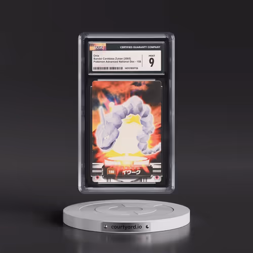 2003 Base Set (2005)(Bold Romanji Back) #158 Onix (CGC 9 MINT)