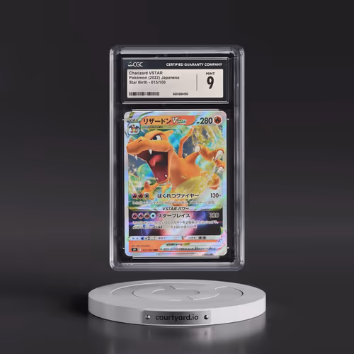 2022 Star Birth #015/100 Charizard VSTAR - Holo (CGC 9 MINT)