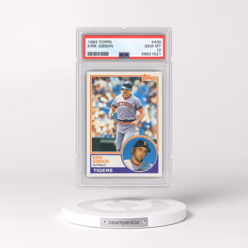 1983 Topps #430 Kirk Gibson (PSA 10 GEM MINT)