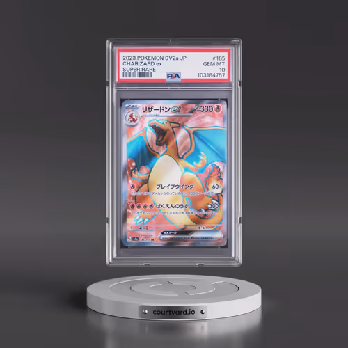 2023 Pokémon Sv2a-Pokémon 151 #185 Charizard EX - Holo Super Rare (PSA 10 GEM MINT)