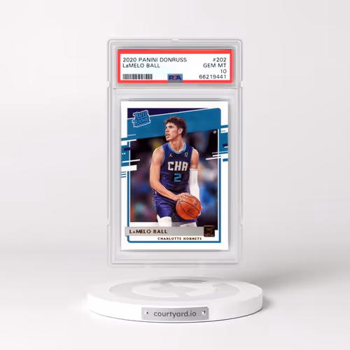 2020 Panini Donruss #202 LaMelo Ball (PSA 10 GEM MINT)
