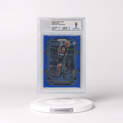2022 Panini Prizm #249 Paolo Banchero - Blue Prizm (BGS 9 MINT)