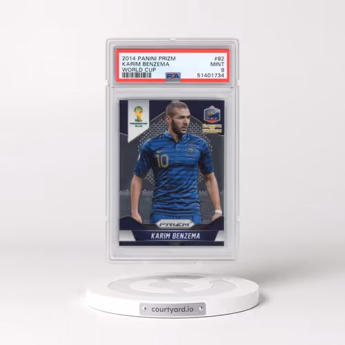 2014 Panini Prizm World Cup #82 Karim Benzema (PSA 9 MINT)