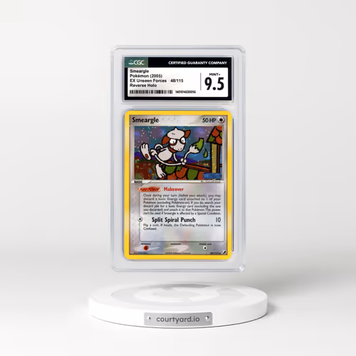 2005 EX Unseen Forces #48 Smeargle - Holo (CGC 9.5 MINT+)