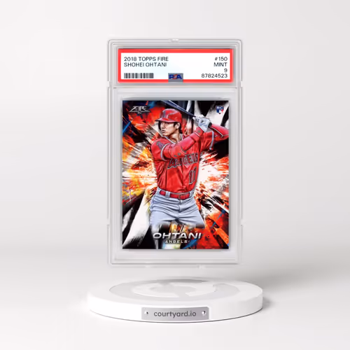 2018 Topps Fire #150 Shohei Ohtani (PSA 9 MINT)